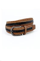 ITALIAN HERRINGBONE WOVEN BELT (64248)