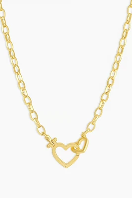 PARKER HEART MINI NECKLACE- GOLD