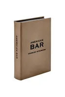 AMERICAN BAR BOOK- TAUPE LEATHER