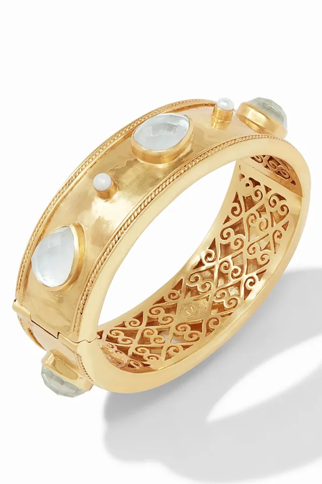 Antonia Mosaic Stone Hinge Bangle