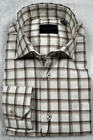 ULTIMATE BRUSHED OXFORD WINDOWPANE SHIRT (43341-207)