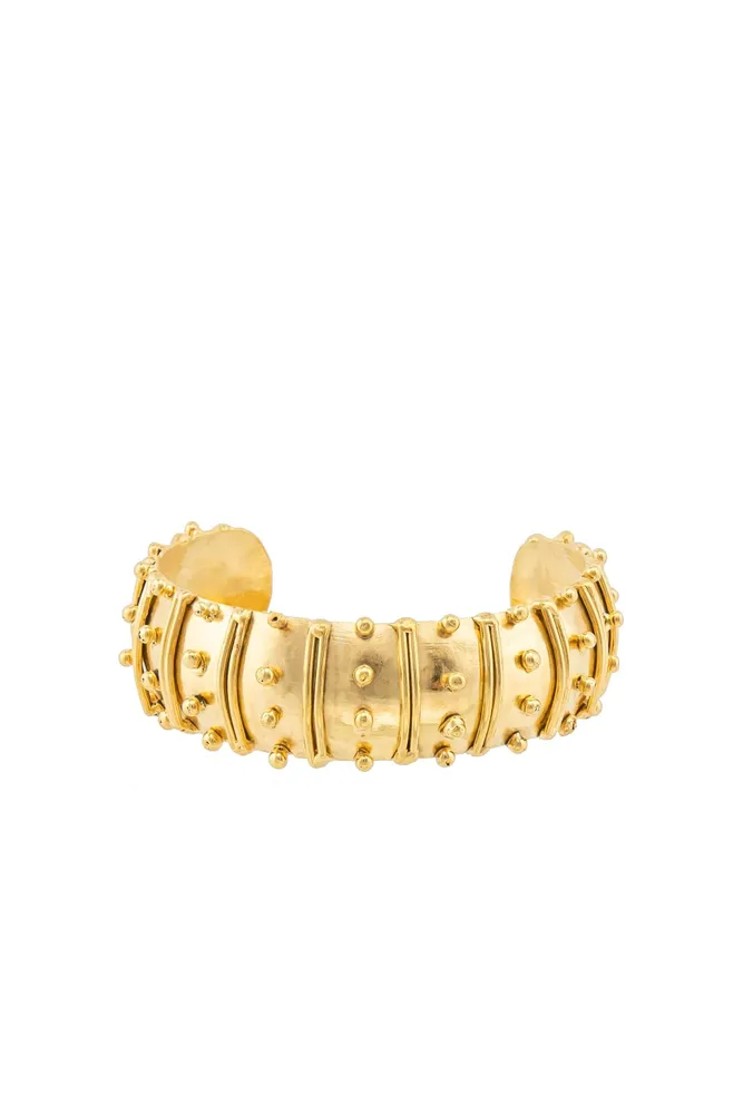 SM GIPSY CUFF- GOLD