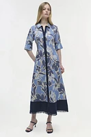 CLAUDINE S/S SHIRT MIDI  DRESS