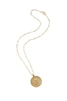 LUCKY SM PENDANT NECKLACE- SATELLITE CHAIN