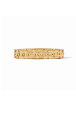 FLORA HINGE BANGLE- GLD