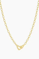 PARKER HEART MINI NECKLACE- GOLD