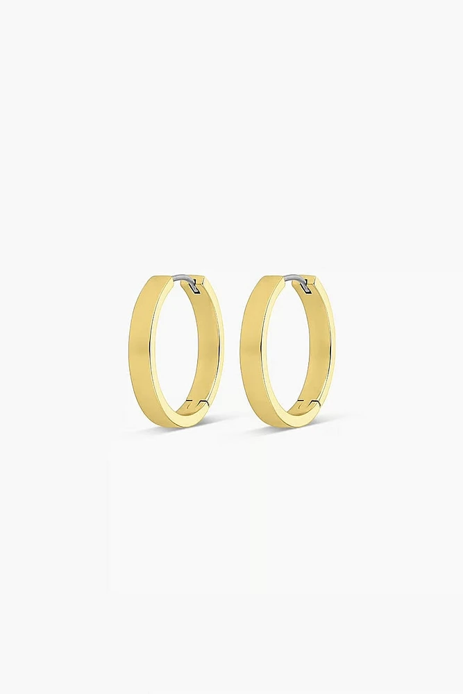 ROSE HOOPS- GOLD