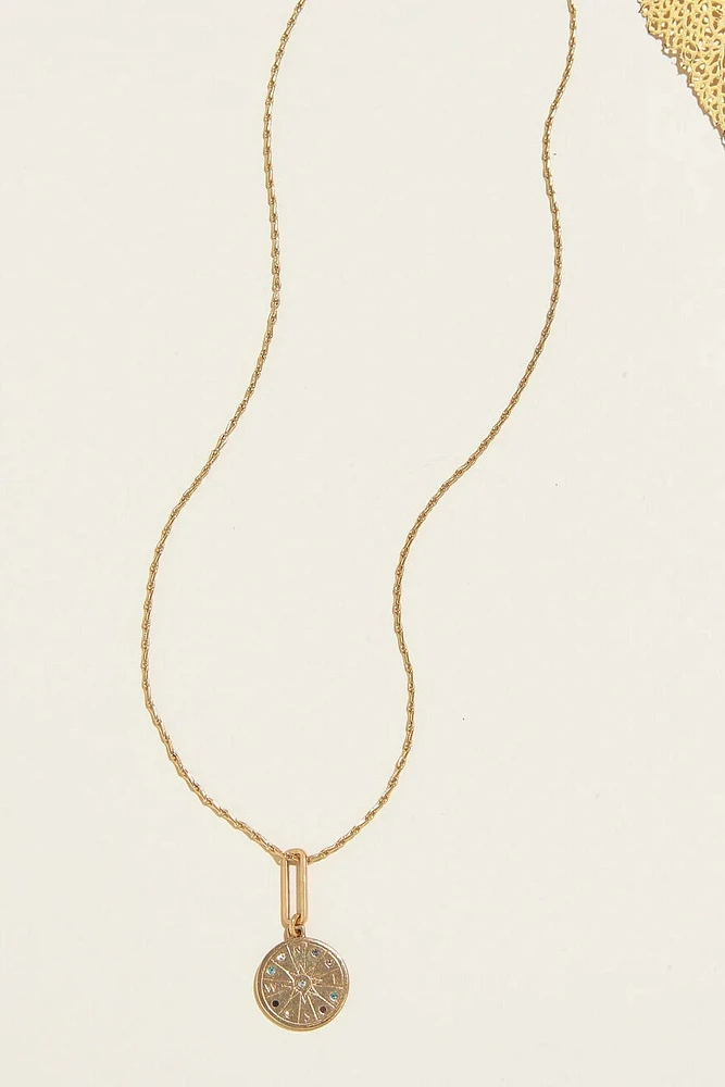 SEEKER NECKLACE- GOLD