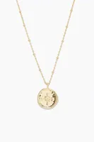 COMPASS COIN NECKLACE