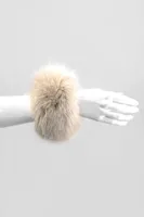 FOX FUR SNAP CUFFS