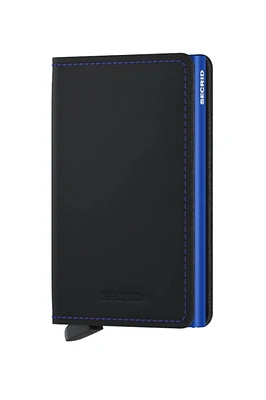 SLIMWALLET MATTE BLACK/BLUE OS