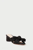 EMILIA PLEATED BOW HEEL