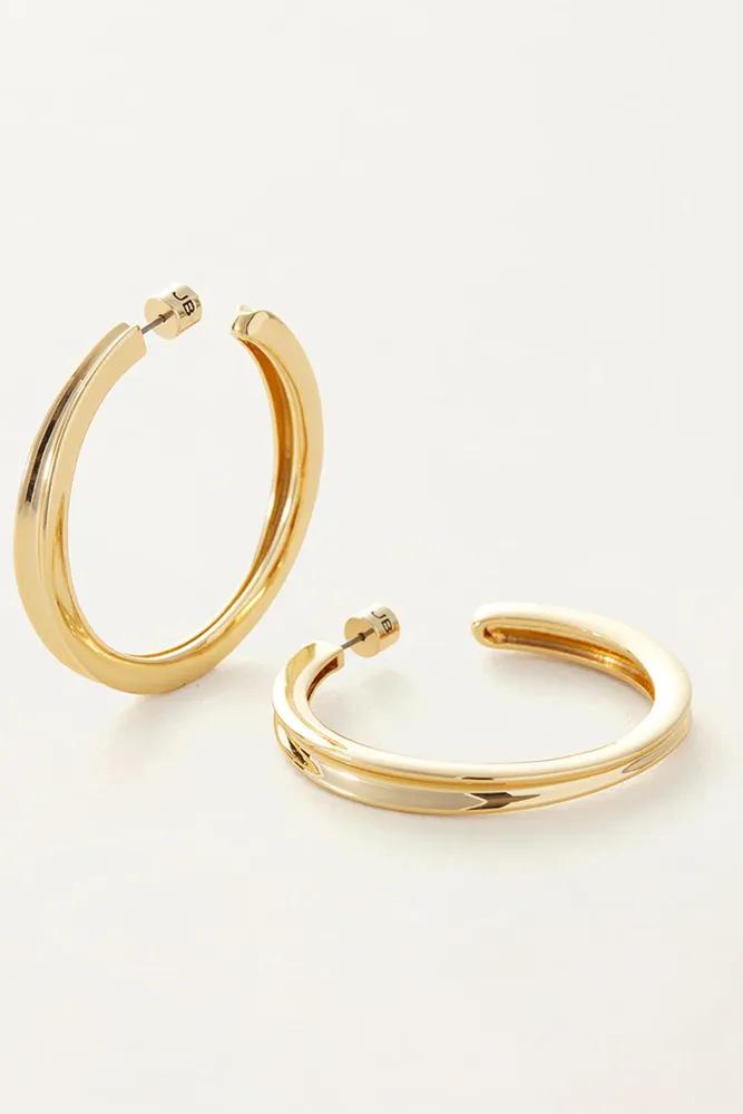 Jenny Bird Sylvie Hoop Earrings in Gold