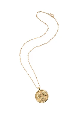 JOY SM PENDANT NECKLACE- SATELLITE CHAIN