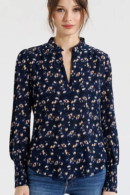 GO SOFT SPOKEN BLOUSE PRINT