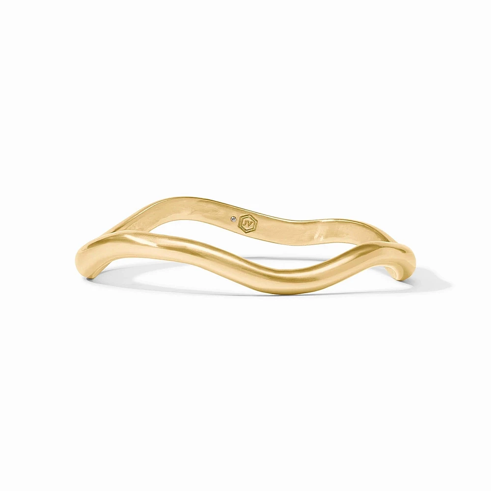 WAVE BANGLE SM- GLD