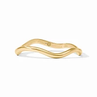 WAVE BANGLE SM- GLD