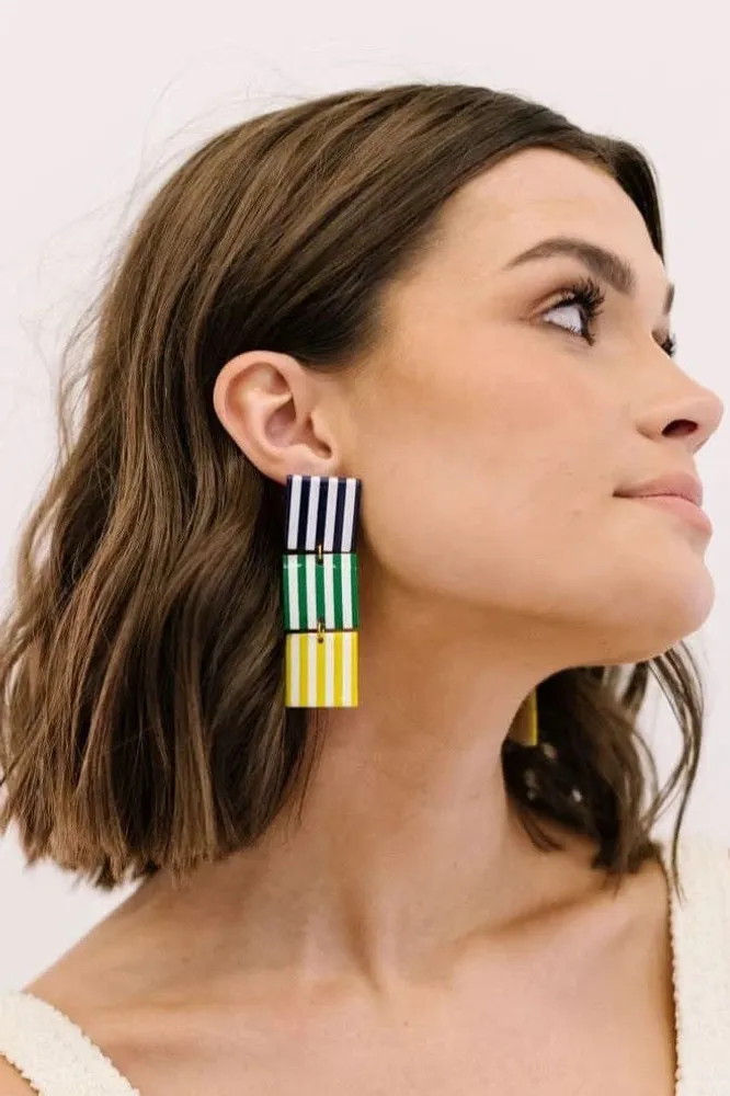 STRIPE AHOY EARRINGS