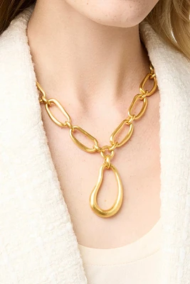 WAVE NECKLACE- GLD