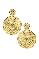 DISK EARRINGS- GOLD