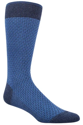 BASKETWEAVE  SOCK DENIM (OS)