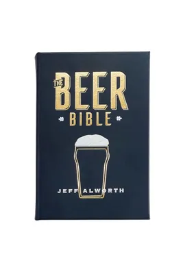 THE BEER BIBLE BOOK- NAVY LEATHER