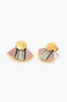 BLUSHING BRIDE STUD EARRING