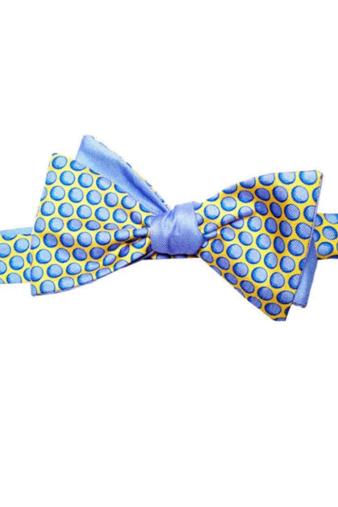 BLUE BALLS REVERSIBLE BOW TIE