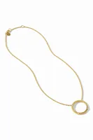 ASTOR DELICATE NECKLACE- GLD/CZ