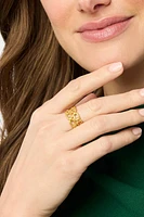 CHEVAL PAPERCLIP RING- GOLD