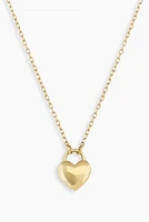 HEART PADLOCK NECKLACE- GOLD