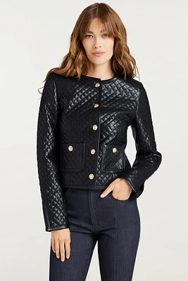 VEGAN LEATHER BROOKE JACKET