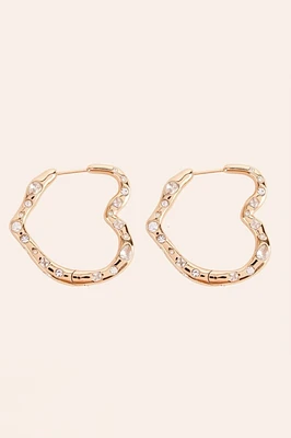 EROS HOOPS- GLD/CLEAR