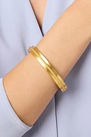 NASSAU HINGE BANGLE- GLD