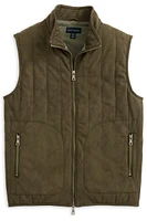 SUEDE PUFFER VEST