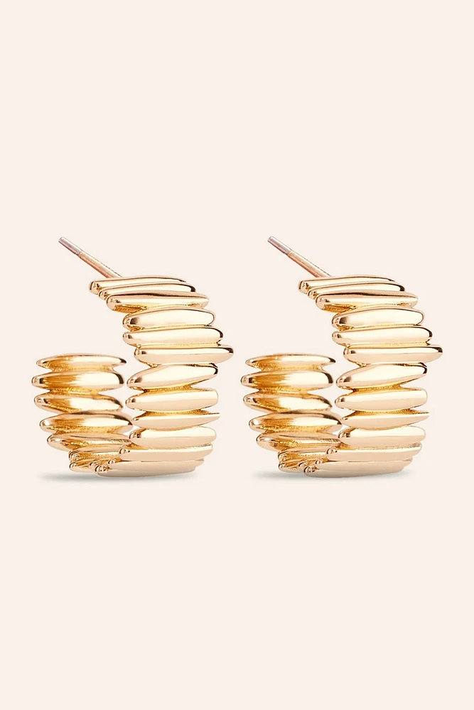 AZORA HOOPS- GLD