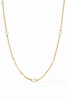 MARBELLA STATION NECKLACE- GLD/PEARL