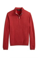 STRETCH HEATHER FLEECE PULLOVER