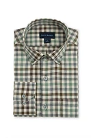 LIGHTWEIGHT TWILL FALL PLAID LS SHIRT