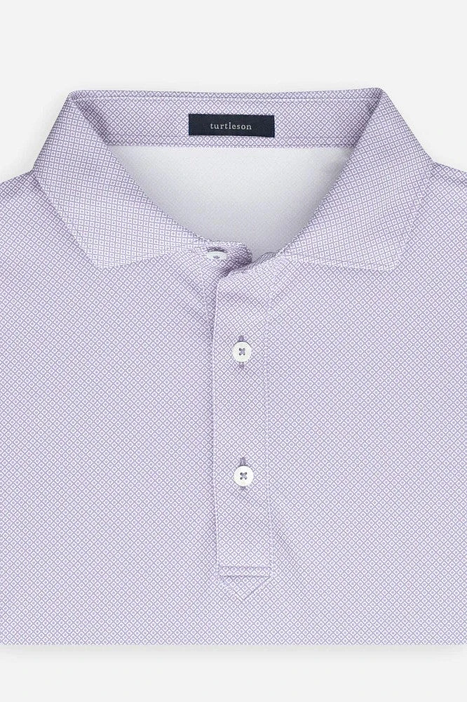 CLARENCE DIAMOND JACQ PERFORMANCE POLO