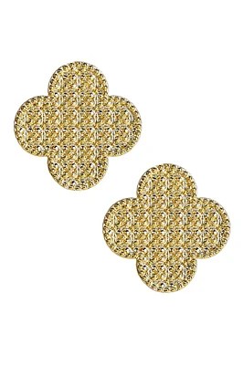 SLOANE EARRINGS MEDIUM- GOLD