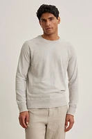 LS CREWNECK SWEATER GRY