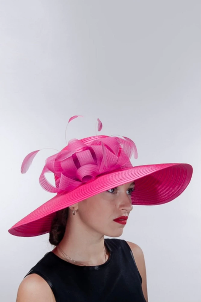 SATIN TAFFETA CHURCH HAT (321883)