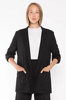 PONTE KNIT OVERSIZED BLAZER