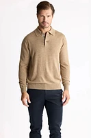 LOGAN L/S 3 BUTTON POLO CML