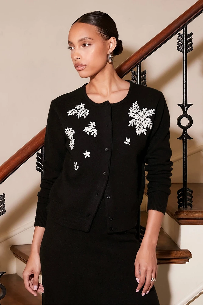 BREE EMBELLISHED CARDIGAN