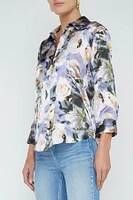 DANI 3/4 SLV BLOUSE (40126DCM)