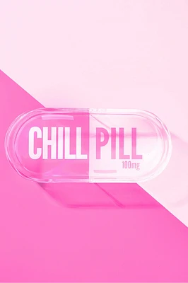 PINK CHILL PILL ACRYLIC TRAY