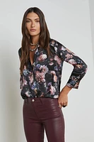 DANI 3/4 SLV BLOUSE (40126WHQ)