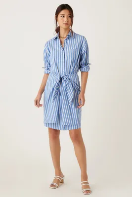 FAUX WRAP SHIRTDRESS (1F00600)